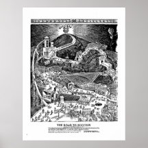 ROAD TO SUCCESS Framed Print