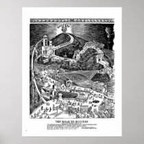 ROAD TO SUCCESS Framed Print