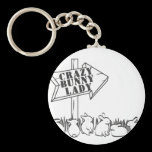 ROAD TO THE CRAZY BUNNY LADY keychains
