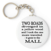 Road to the Mall Key Chain
