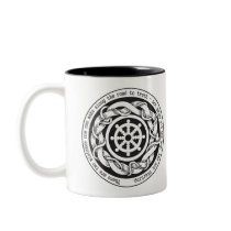 Road to Truth Dharma Wheel Mugs