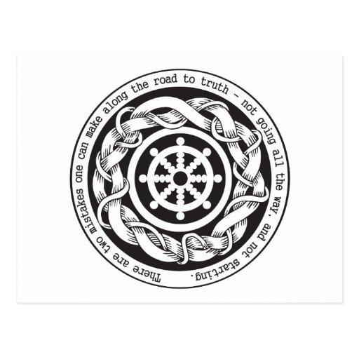 Road to Truth Dharma Wheel Post Cards