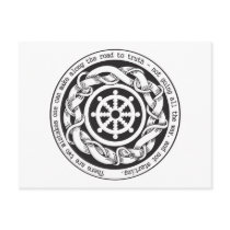 Road to Truth Dharma Wheel Post Cards