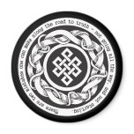 Road to Truth Endless Knot Refrigerator Magnets