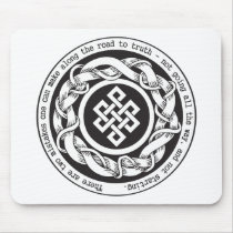 Road to Truth Endless Knot Mousepad