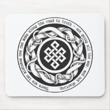 Road to Truth Endless Knot Mousepad