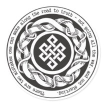 Road to Truth Endless Knot Sticker