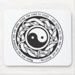 Road to Truth Yin Yang Mouse Pad