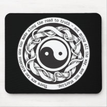 Road to Truth Yin Yang Mouse Pad
