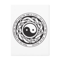 Road to Truth Yin Yang Post Cards