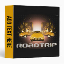 Road Trip 3 Ring Binder