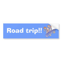 Road trip!! bumper stickers