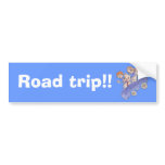 Road trip!! bumper sticker