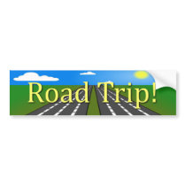 Road Trip! Bumper Sticker