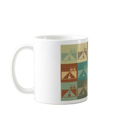 Road Trip Pop Art Coffee Mugs by 1000suns