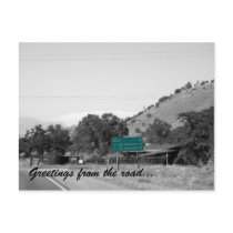 Road Trip Postcard
