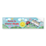 Road Trip Summer Vacation Bumper Sticker