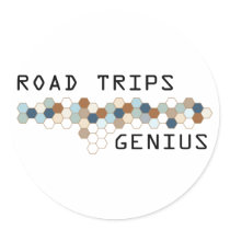 Road Trips Genius stickers