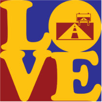 Road Trips Love photo sculptures