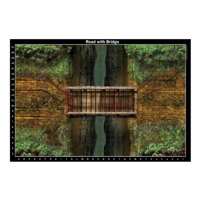 Road with Bridge - Battle Map Poster by strawberryJAMM