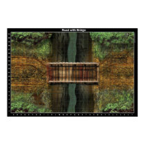 Road with Bridge - Battle Map Poster posters