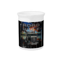 Road Wolf Drink Pitcher