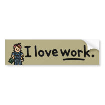 road worker. bumper stickers by kitskids road worker. bumper stickers