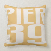 ROADHOUSE PIER 39 THROW PILLOWS