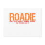 Roadie Description Postcards
