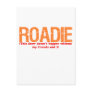 Roadie Description Post Cards