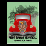 Roadkill for Dinner Recipe Card Postcards