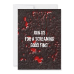 Roadkill Horror Halloween Invitation