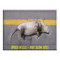 Roadkill Motivational Poster posters by webcarve Roadkill Motivational Poster posters