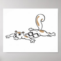 Roadkill Squirrel Print