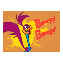 Roadrunner Side Profile Custom Invite