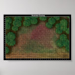 Roadside Clearing - Battle Map Poster