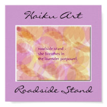 Roadside Stand Haiku Art Print by Reflekshins Roadside Stand Haiku Art Print