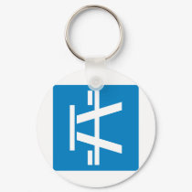 Roadside Table Highway Sign keychains