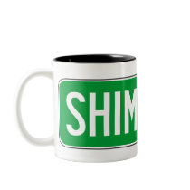 Roadsign Shimmy mugs