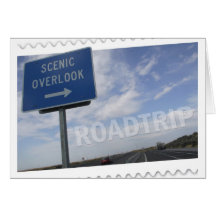 Roadtrip Scenic Overlook Greeting Cards