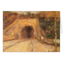 Roadway w Underpass; Viaduct by Vincent van Gogh Card