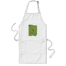 Roaming Giraffe Long Apron