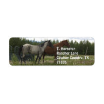 Roan and Appaloosa Address Labels