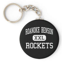 Roanoke Benson - Rockets - High - Roanoke Illinois Keychain