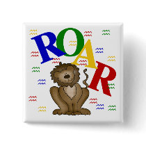 Roar Lion buttons by toddlersplace Roar Lion buttons