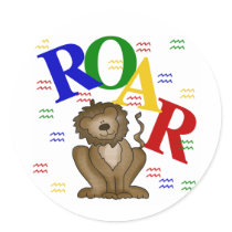 Roar Lion stickers by toddlersplace Roar Lion stickers