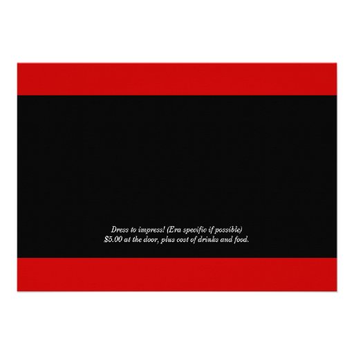 Roaring 20's Flapper Girl Giggle Water Invitations
