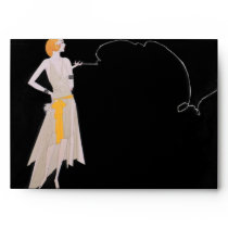 Roaring 20's - Flapper Party Invitation Envelope