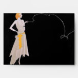 Roaring 20's - Flapper Party Invitation Envelope envelopes