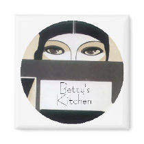Roaring 20s Gal Personalized Magnet